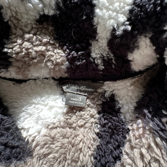 Women’s Eddie Bauer Teddy 1/4 Zip Size Small - Picture 2 of 2